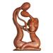 Sweethearts,'Hand Carved Romantic Wood Sculpture'