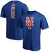 Men's Fanatics Branded Pete Alonso Royal New York Mets Playmaker Name & Number T-Shirt