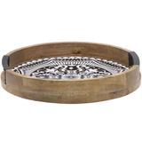 Gourmet Basics by Mikasa Kensington Lazy Susan Serve Tray, 12 Inch