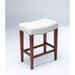 White Barstool 2 pcs Set