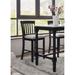 Seating for Dining Counter Height Chairs Rustic Backrest Set of 2