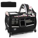 4 in 1 Baby Diaper Portable Changing Table with Mattress Carrying Bag