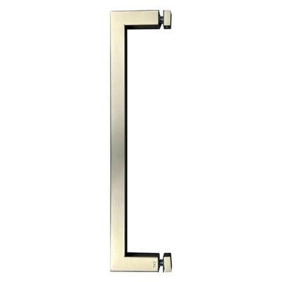 CEL 12" Square Tubing Singled-Sided Pull Handle or Towel Bar for shower door