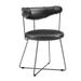 Art Leon Set of 2 Genuine Leather Accent Dining Chairs