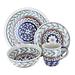 Blue Rose Polish Pottery Zaklady Dinnerware (4 PC)