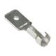 RS PRO Metal Uninsulated Male Spade Connector, Tab, 6.35 x 0.8mm Tab Size, 0.5mm² to 1mm²