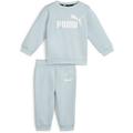 PUMA Kinder Sportanzug Minicats ESS Crew Jogger F, Größe 68 in Silber