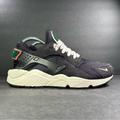 Nike Shoes | Nike Air Huarache Run Premium Running Shoes Mens 8.5 Oil Grey Rainforest Sneaker | Color: Black/Green | Size: 8.5