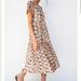 Anthropologie Dresses | Anthropologie X Maeve Bernadette Sequin Midi Dress Nwt | Color: Gold/Pink | Size: S