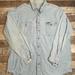 Carhartt Shirts | Carhartt Men 2xlt Chambray Work Shirt Button Up Blue Relaxed Fit Durable S202 | Color: Blue | Size: 2xlt