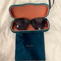 Gucci Accessories | Gucci Womens Sunglasses 56-17-145 | Color: Black/Gray | Size: 56-17-145