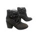 Free People Shoes | Free People Carerra Strappy Leather Ankle Boot | Color: Black/Gray | Size: 37eu