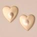 Lucky Brand Puffy Heart Stud Earring - Women's Ladies Accessories Jewelry Earrings in Gold