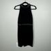 Gucci Dresses | Gucci Black Sleevless Halter Neck Sheath Dress Leather Trim High Neck Womens S | Color: Black | Size: S