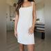 Zara Dresses | Cream Knitted Sweater Dress Zara White Strapless | Color: Cream/Red/White | Size: M