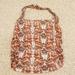 Free People Bags | Free People Orange/Navy Print Cloth Bag | Color: Blue/Orange | Size: Os