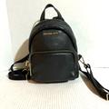 Michael Kors Bags | Michael Kors Small Black Black Leather Backpack | Color: Black | Size: Os