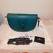 Coach Bags | Coach 1941 Green Glove Tanned Leather Shoulder Crossbody Saddle 24 Bag 24-V5/Vir | Color: Green | Size: Os