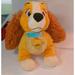 Disney Toys | Lady Of Lady & The Tramp Disney Plush Dog American Cocker Spaniel Breed | Color: Cream/Gold | Size: Osg