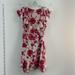 Free People Dresses | Free People Red Floral A Line Dress Size S | Color: Red | Size: S