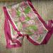 Lilly Pulitzer Accessories | Lilly Pulitzer Scarf Silk Neck Head Scarf Pink Green Floral Butterfly | Color: Pink | Size: Os