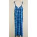 J. Crew Dresses | J.Crew 100% Linen Blue White Stripes Maxi Dress Sz Xs | Color: Blue/White | Size: Xs