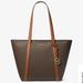 Michael Kors Bags | Michael Kors Pratt Large Signature Logo Tote Shoulder Bag Color Brown Nwt | Color: Brown/Gold | Size: Various