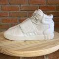 Adidas Shoes | Adidas Mens Tubular Invader Strap Casual Hi Top Sneakers Size 9 Bw0872 | Color: White | Size: 9