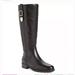 Coach Shoes | Coach Easton Woman’s Black Leather Riding Boots | Color: Black | Size: 6