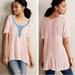 Anthropologie Tops | Anthropologie Embroidered Holding Horses Aron Tunic Top Small | Color: Red | Size: S