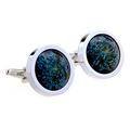 New type of dried flower cufflinks that can close the cuffs, suitable for men and women