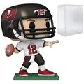 POP Football: Buccaneers - Tom Brady (Away Jersey) Funko Vinyl Figure (Bundled with Compatible Box Protector Case), Multicolor, 3.75 inches