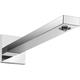 Brausearm HANSGROHE Rohre silberfarben (chrom) Hansgrohe