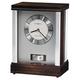 Howard Miller Gardner Mantel Clock 635-172 - Modern Aluminum with Quartz, Single-Chime Movement
