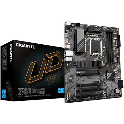 GIGABYTE Mainboard "B760 DS3H", schwarz, B:30,5cm H:3,5cm T:24,4cm, Mainboards