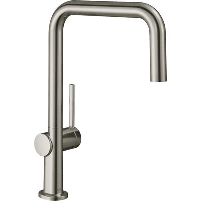 Küchenarmatur HANSGROHE "Talis M54", silber (edelstahl finish), H:339cm T:25,6cm, Armaturen, U 220 1 Strahlart