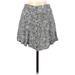 Kimchi Blue Casual A-Line Skirt Mini: Gray Bottoms - Women's Size 6