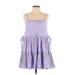 Lulus Casual Dress - A-Line Square Sleeveless: Purple Dresses - Women's Size X-Small