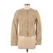 Ann Taylor LOFT Jacket: Short Tan Solid Jackets & Outerwear - Women's Size 8