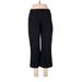 Lands' End Casual Pants - High Rise: Black Bottoms - Women's Size 8