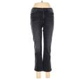 Hudson Jeans Jeggings - Mid/Reg Rise: Black Bottoms - Women's Size 28