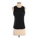 Lululemon Athletica Active Tank Top: Black Polka Dots Activewear - Women's Size 2