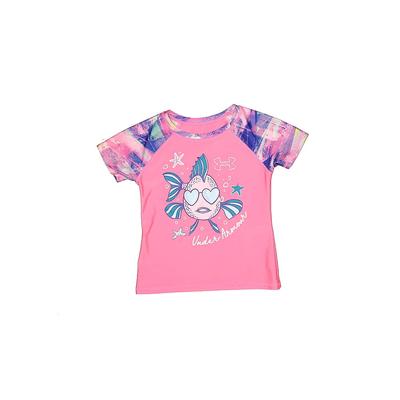 Under Armour Rash Guard: Pink Sporting & Activewear - Kids Girl's Size 8