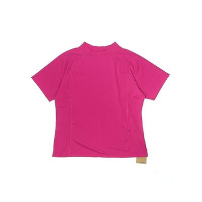 Lands' End Rash Guard: Pink Sporting & Activewear - Kids Girl's Size 16 Plus