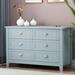 House On Tree Drawer Dresser side cabinet, buffet sideboard, buffet service counter Wood in Blue/Brown/Gray | 30.12 H x 47.24 W x 17.72 D in | Wayfair