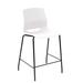 KFI Studios Imme Bar Stool Metal in White | 39 H x 20.5 W x 19.5 D in | Wayfair CT2700-BK-08