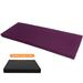 Latitude Run® 3” Thickness Cellular Foam Massage Breathable 50D High-Resilience Functional Bench Outdoor Cushion in Black | 3 H x 65 W x 35 D in | Wayfair