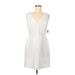 Bar III Casual Dress: White Stripes Dresses - Women's Size 6