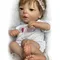 Realistische Wiedergeburt Puppe Mädchen 16 Zoll Open Augen Baby Spielzeug kinder Geschenke Wiedergeburt Puppe Baby Spielzeug Kinder Mädchen