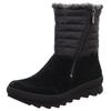 Snowboots LEGERO "Winterstiefel NOVARA", Damen, Gr. 36, schwarz, Veloursleder, Textil, sportlich, Schuhe, mit wasserdichter Gore-Tex-Membrane